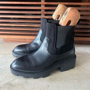 ASH Mastro S Lug Sole Boots Black